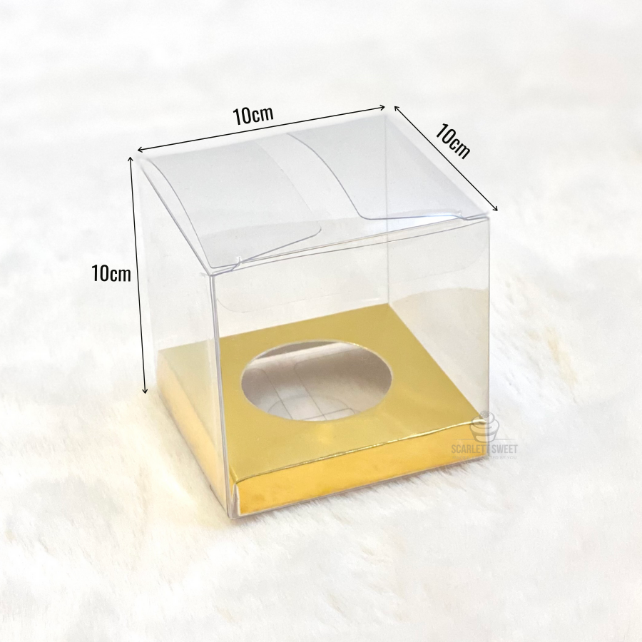 Single Cupcake - Clear Box with Insert - 10pc