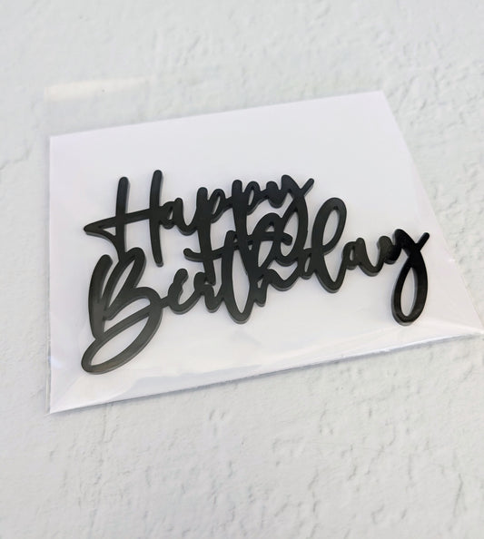 Acrylic Fropper - Happy Birthday - V1.