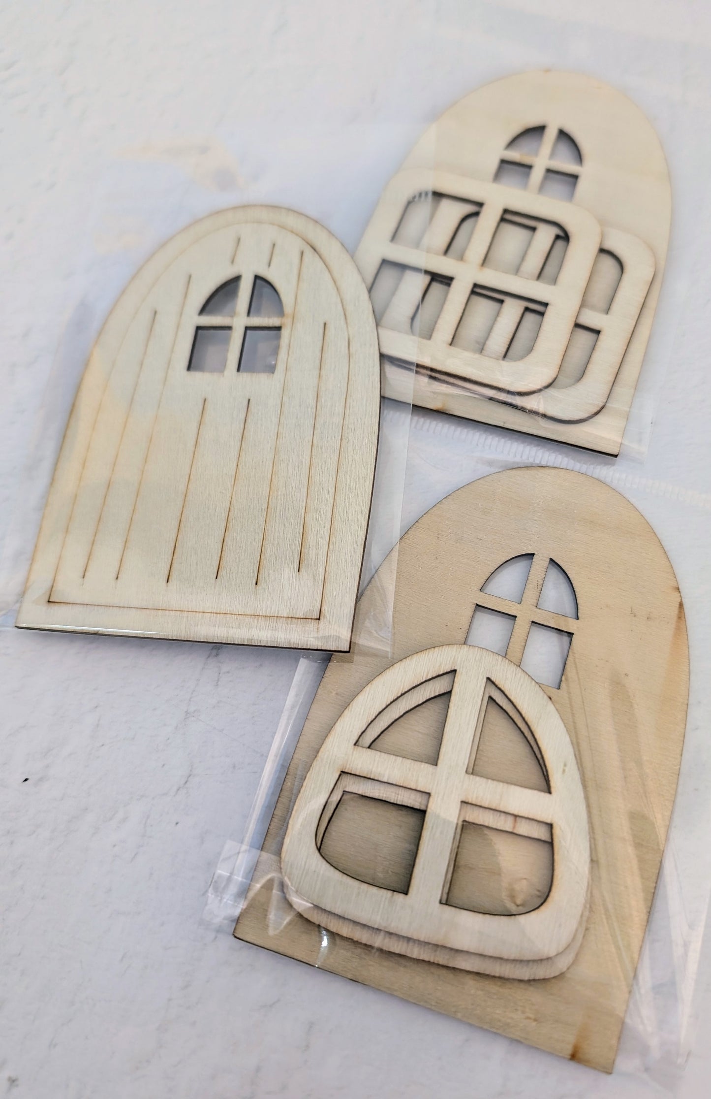 Fairy Door with 2 Windows.