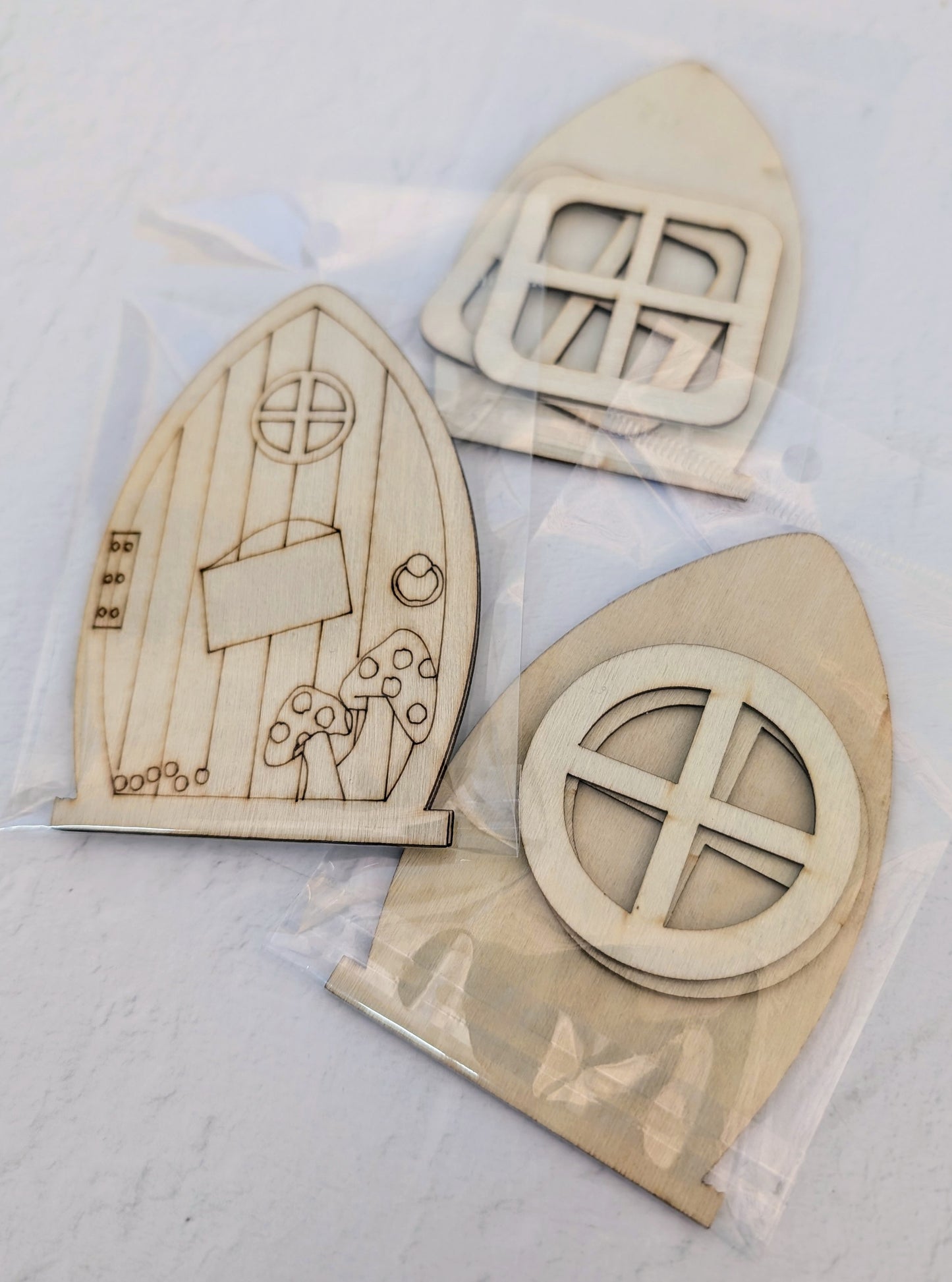 Fairy Door with 2 Windows.