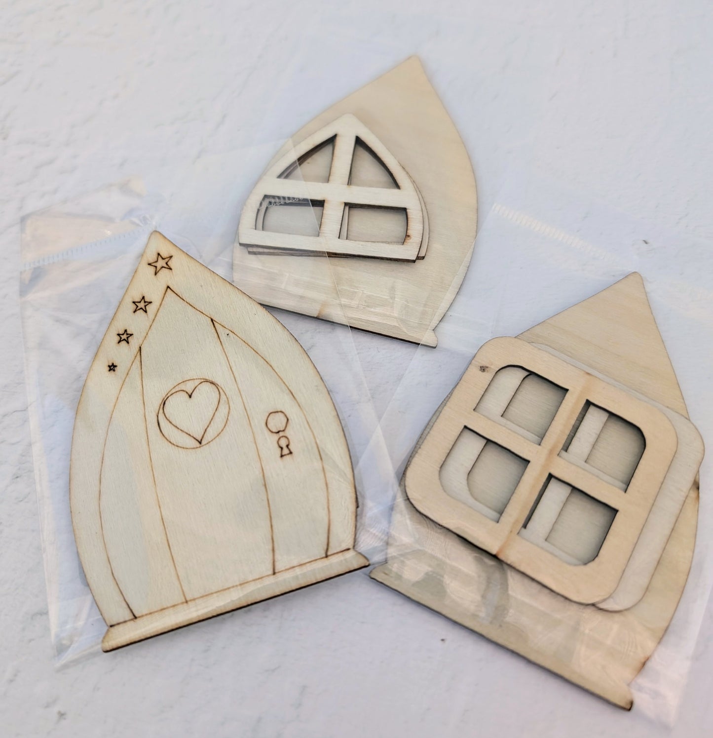 Fairy Door with 2 Windows.