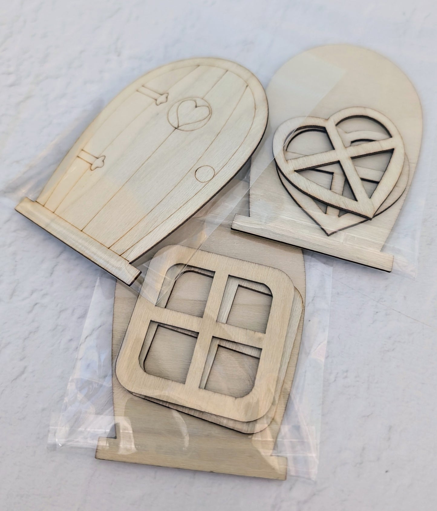 Fairy Door with 2 Windows.