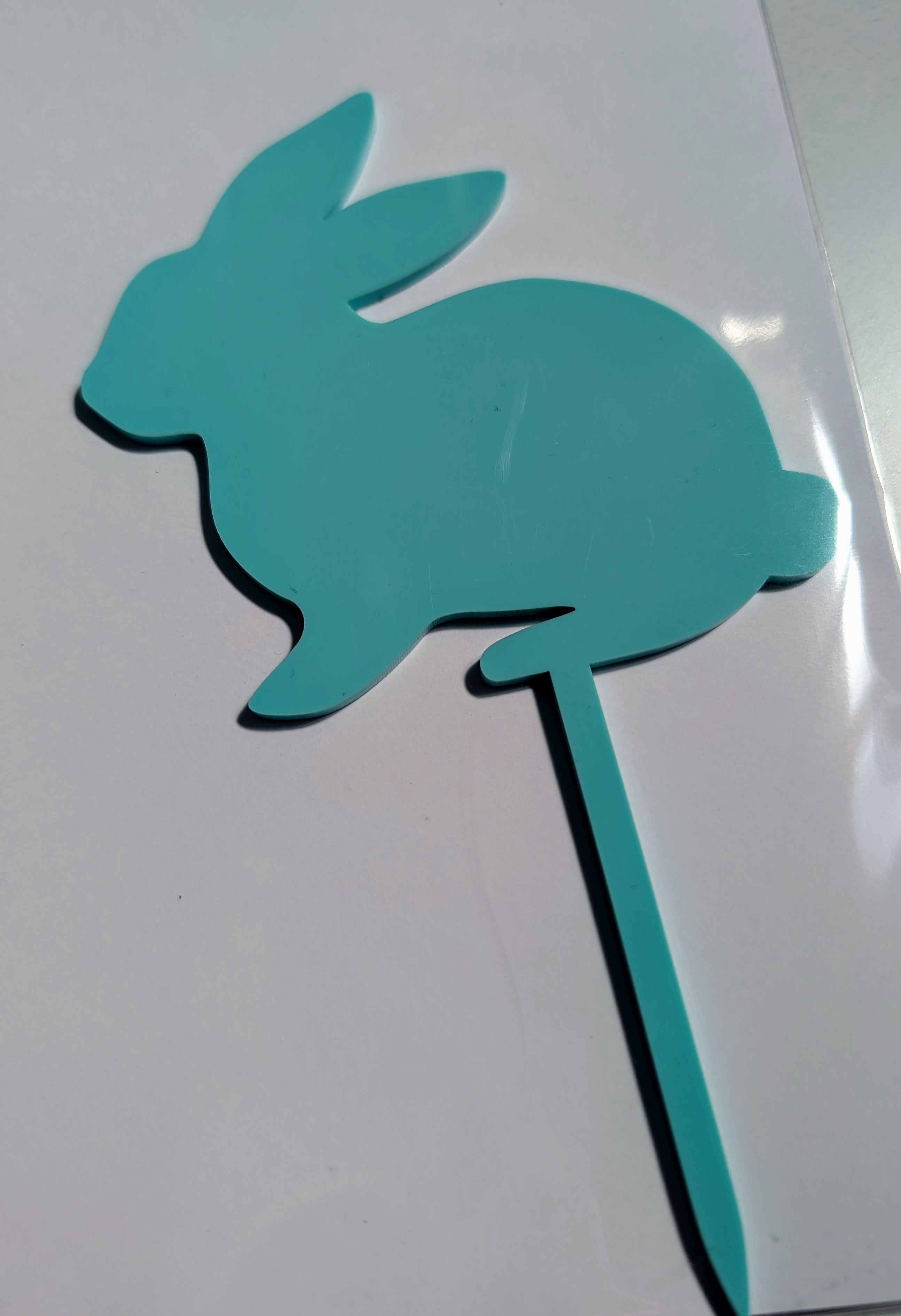 Acrylic Cake Topper - Bunny - Assorted Colours – Skysies Cakes
