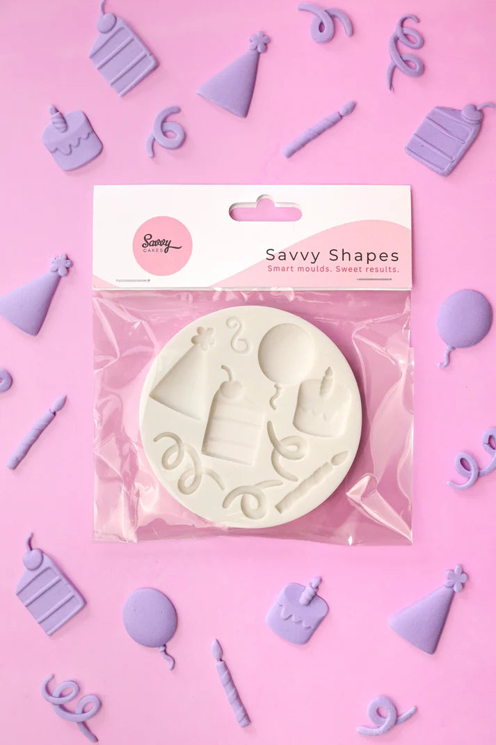Savvy Shapes - Silicone Mould - Party Time