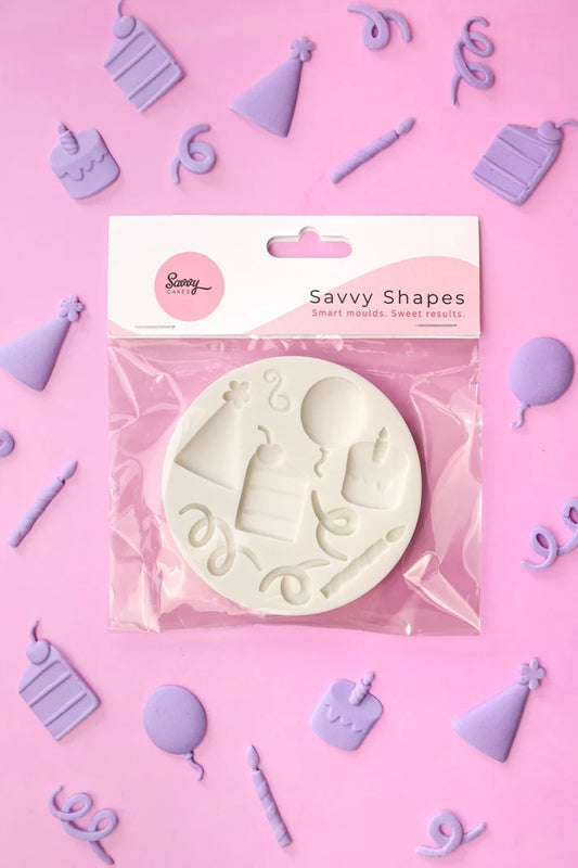 Savvy Shapes - Silicone Mould - Party Time