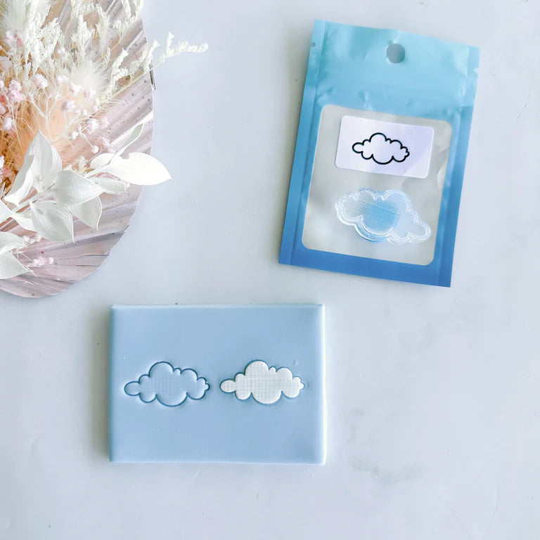 Custom Cookie Cutter - Cloud Layer Stamp (Cake Sera Sera).