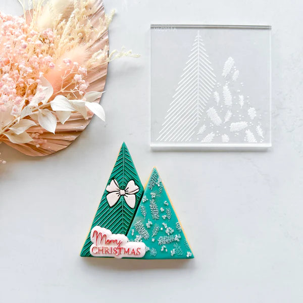 Giza Christmas Tree Statement Cutter and Debosser Set - Cake Sera Sera.