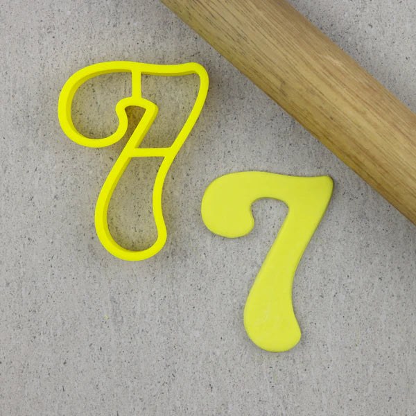 Custom Cookie Cutters - 2 Inch Number Cutters (Groovy) FULL SET.