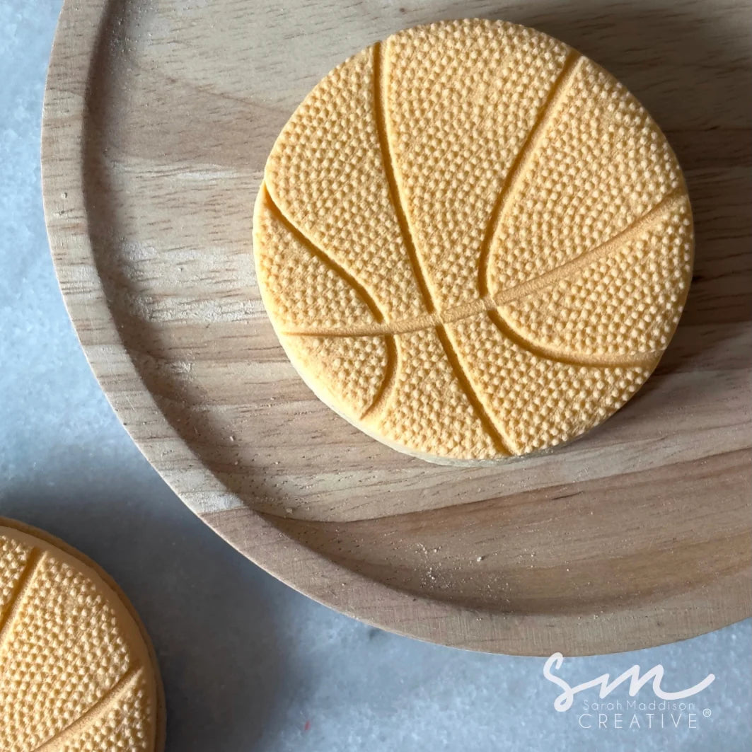 (Sarah Maddison Creative) - Basketball Cutter & Debosser Set Large - Custom Cookie Cutter (Copy)