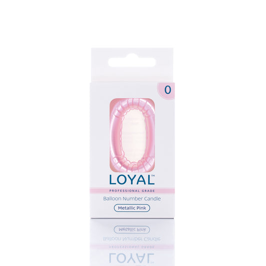Loyal Metallic Balloon Candle - Assorted