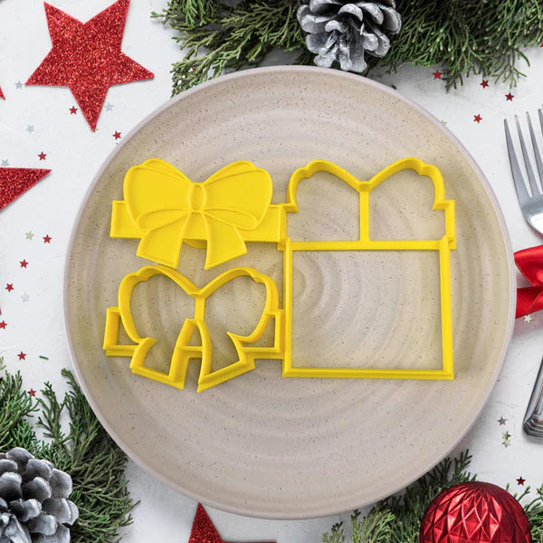 Custom Cookie Cutter - Present Cutter and Embosser Set.