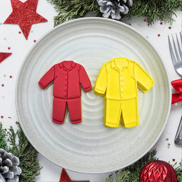 Custom Cookie Cutters - Pajamas Cutter and Embosser Set.