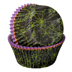 Wilton Spiderweb Halloween Baking Cups - 75Pk
