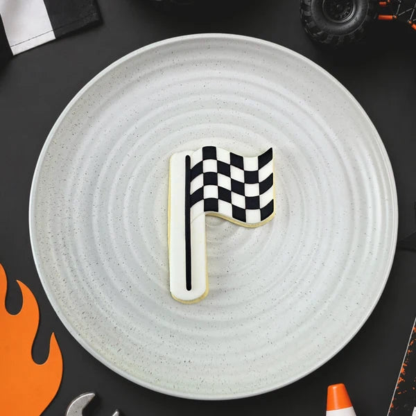 Custom Cookie Cutters - Race Flag Cutter & Debosser Set