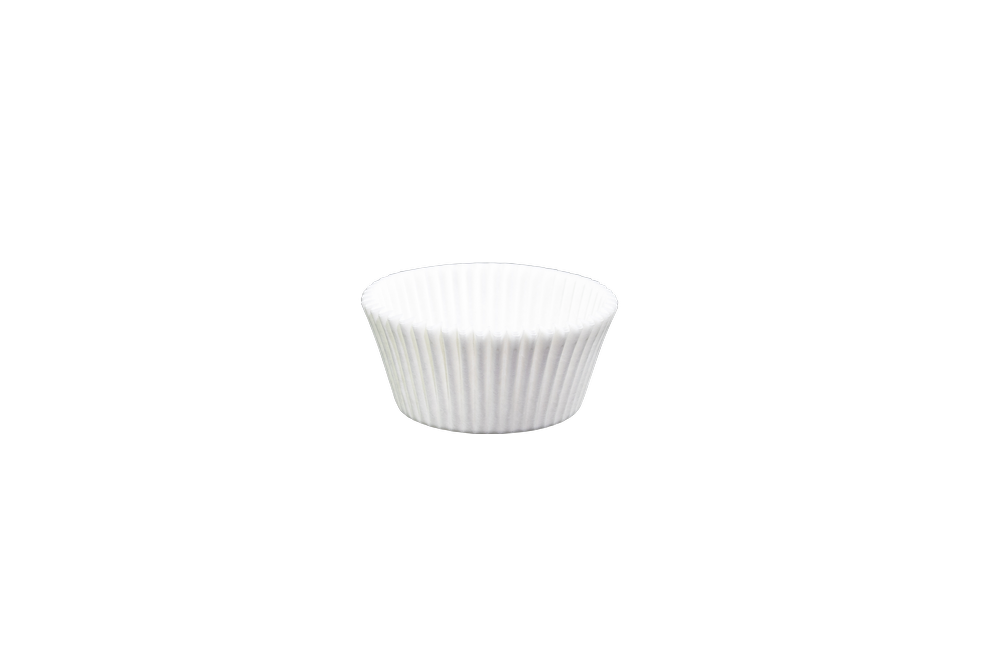 500PK - 550H White Paper Baking Cups