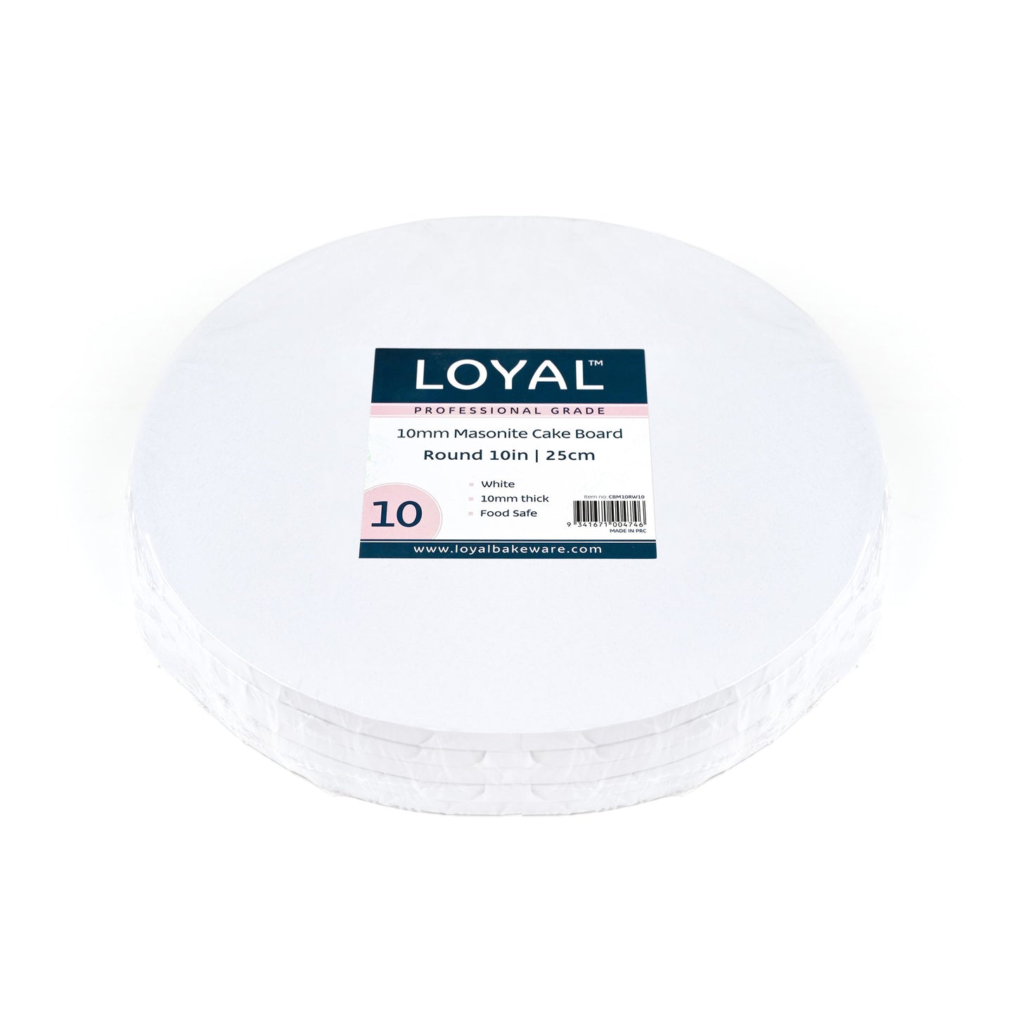 Loyal 10mm Masonite Drum Board - White Assorted Sizes