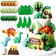 14Pc Dinosaur Cake Decorating Kit V2