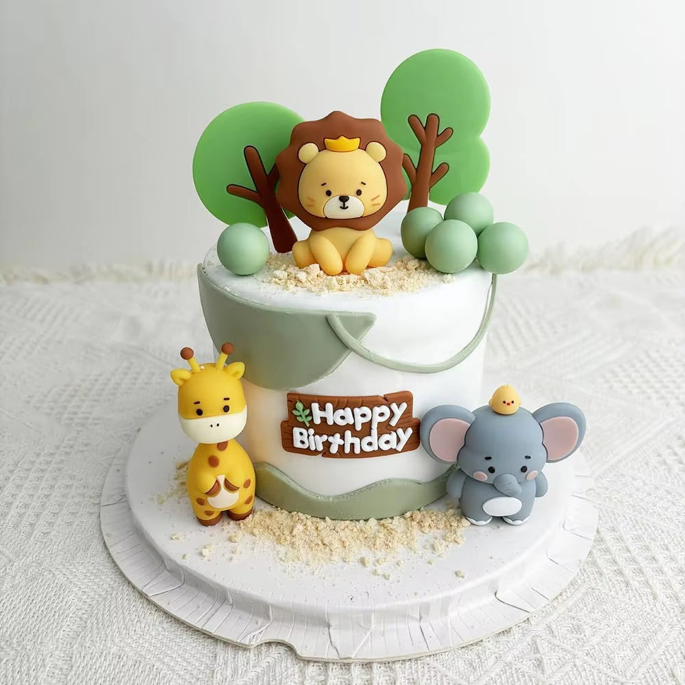 11pc Jungle Theme Cake Decorating Kit