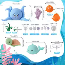 21PC Under The Sea Cake Topper