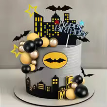 37Pc Batman Cake Decorating Kit