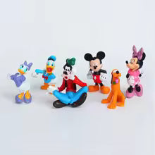6Pc Mickey Mouse & Friends Figurine Set