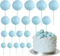 5PC Ball Topper - Blue - Assorted Sizes