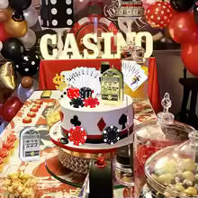21 Piece Casino Cake Decorating Set