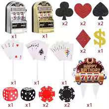 21 Piece Casino Cake Decorating Set
