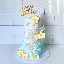 21pc Hawaiian Theme Cake Decorating Kit