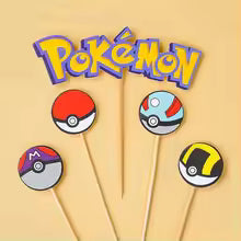 Pokémon Cardstock Cake Topper