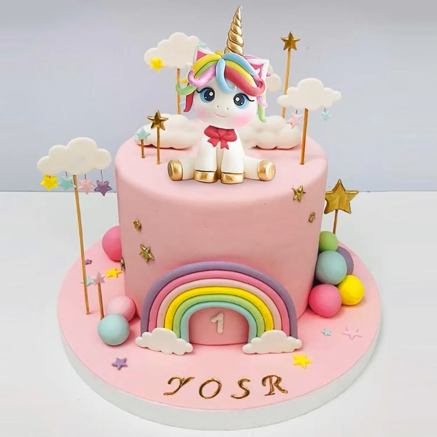 Rainbow Unicorn Cake Decorating Kit