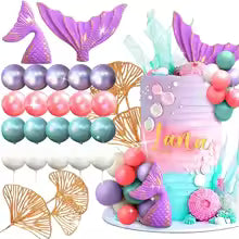 23pc Mermaid Decorating Kit Purple