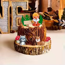 15PC Woodland Cake Decorating Kit