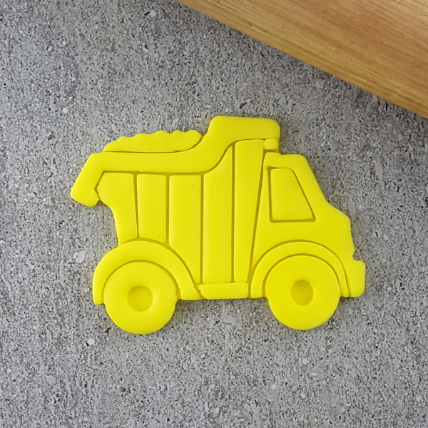 Custom Cookie Cutter - Dump Truck Cutter and Embosser Set.