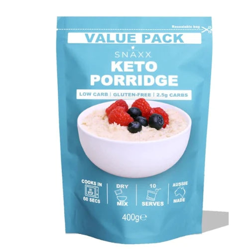 Snaxx One Minute Porridge - Value Pack 400g (10 serves)