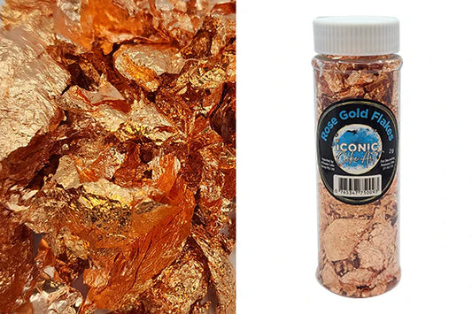 Iconic - Rose Gold Flakes - 2g