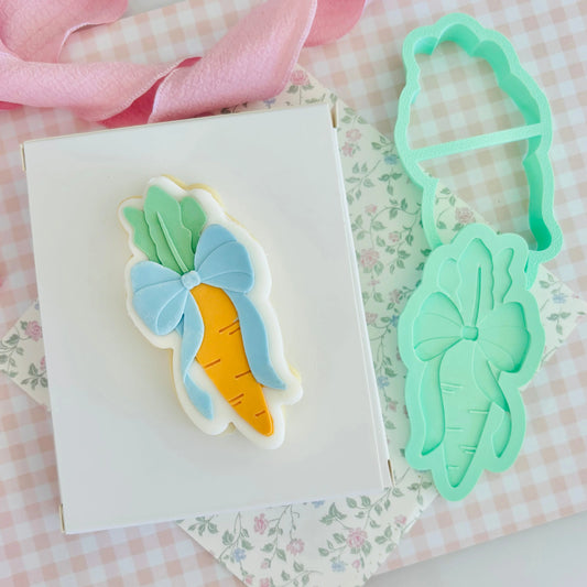 Sweet P - Carrot With Bow Layer Cutter Set