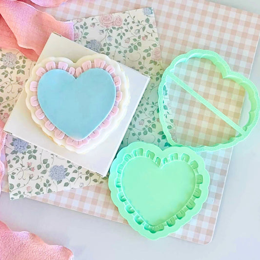 Sweet P - Ruffle Heart - Layer Set