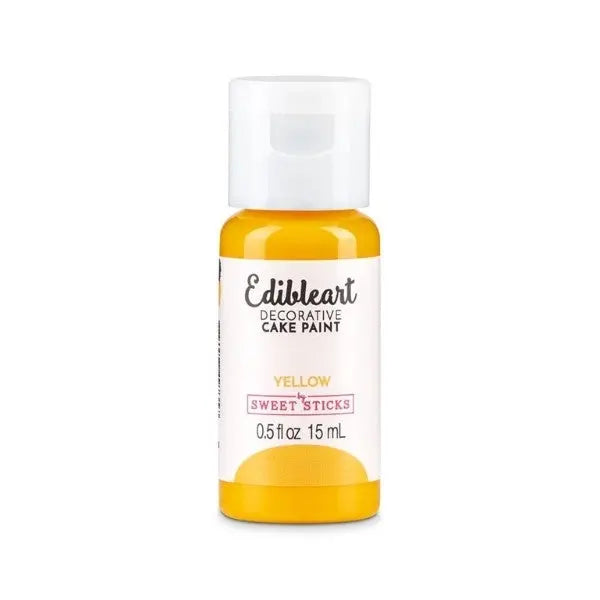 Sweet Sticks Edible Paint -Yellow - 15ml