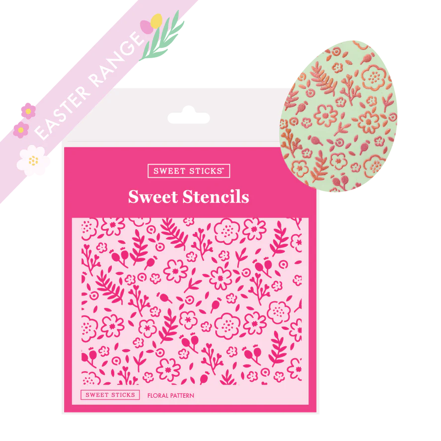 Sweet Sticks Stencil - Floral Pattern