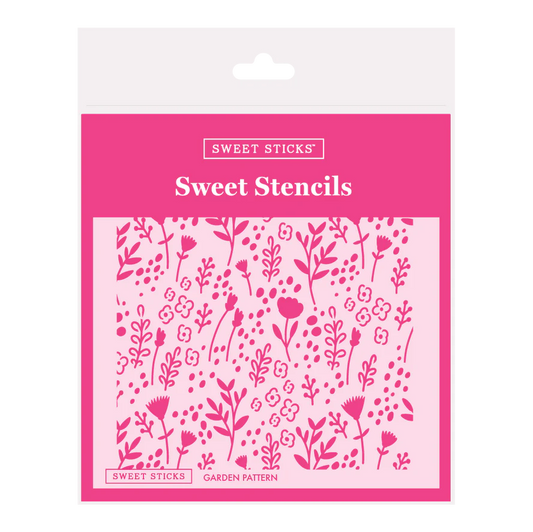 Sweet Sticks Stencil - Garden Pattern