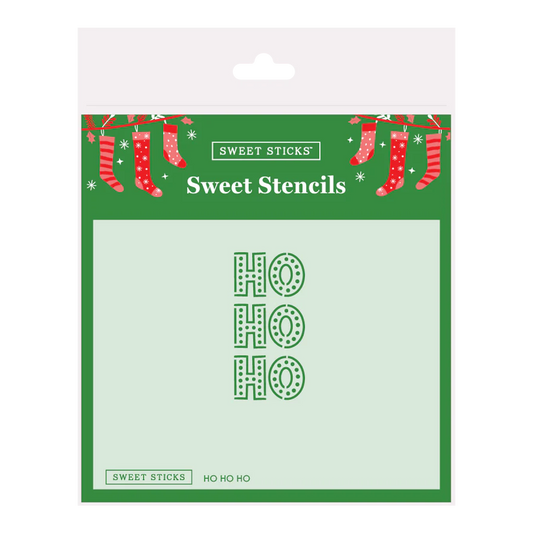 Sweet Sticks Stencil - Christmas Ho Ho Ho.