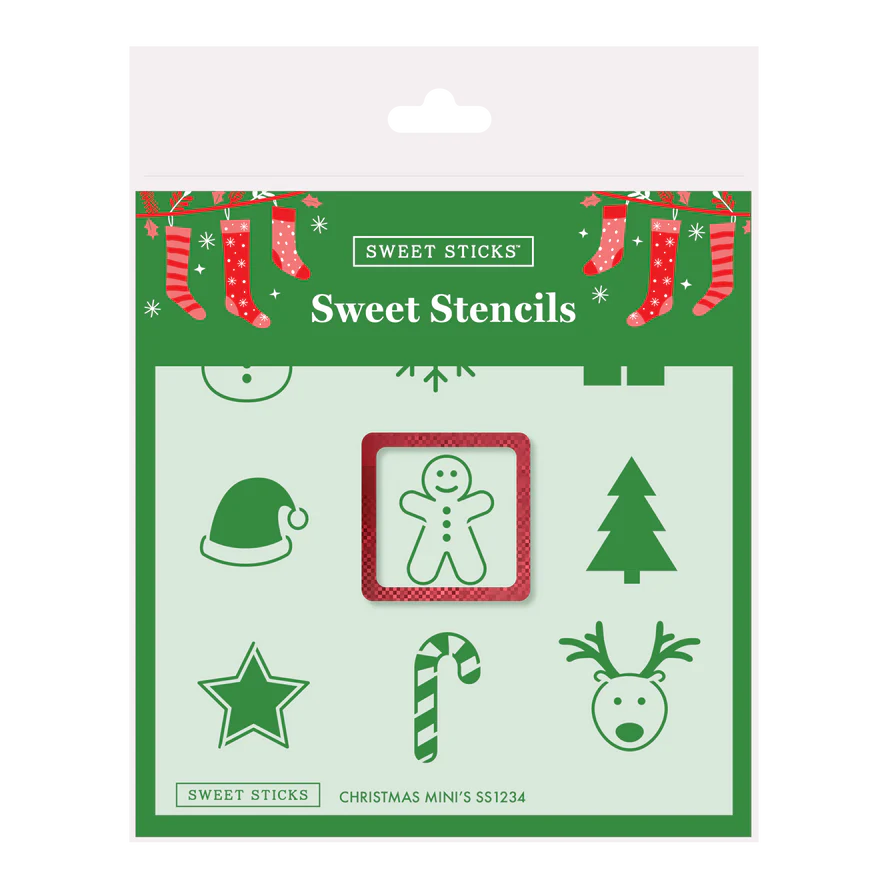 Sweet Sticks Stencil & Cutter - Christmas Mini's.