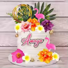 Tropical Flamingo Cake Decorating Kit