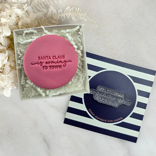 Little Biskut - Santa Claus is Coming to Town Stamp