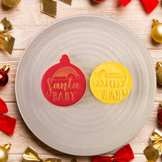 Custom Cookie Cutters Embosser - Santa Baby "LAST ONES".