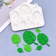 Monstera Leaves 7pc Silicone Mould S675