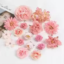 Artificial Rose & Peony Flower Sets - Assorted Colours