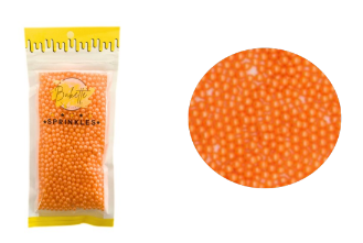 Bakette Sprinkles - Pearly Orange Sugar Pearls Sprinkle Mix 56g