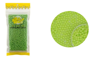 Bakette Sprinkles - Pearly Green Sugar Pearls Sprinkle Mix 56g